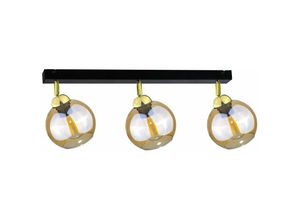 5056013664482 - Keter Lighting - 2016 Thea Deckenstrahler Bar Gold 60cm 3x E27