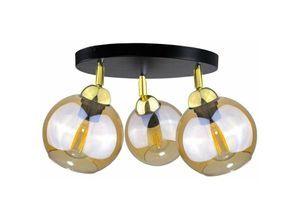 5056013664499 - Keter Lighting - 2017 Thea Deckenstrahler Cluster Gold 30cm 3x E27