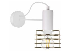 5056013666011 - Keter Lighting - 1830 Rune Wandleuchte Weiß 25cm 1x E27