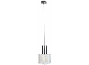 5056013666776 - Keter Lighting - 1605 Deco Dome Pendelleuchte Silber 14cm 1x E27