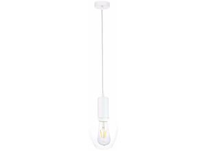 5056013666851 - Keter Lighting - 1613 Verre Dome Pendelleuchte Weiß 15cm 1x E27