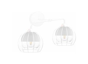 5056013667438 - Keter Lighting - 1506 Solo Wandleuchte Weiß 25cm 2x E27