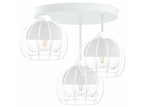 5056013667476 - Keter Lighting - 1513 Solo Halbbündiges Licht Weiß 30cm 3x E27