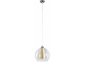 5056013668022 - 161 Kula Dome Pendelleuchte Gold 30cm 1x E27 - Keter Lighting