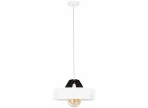 5056013668718 - Keter Lighting - 889 Bossi Dome Pendelleuchte Weiß 30cm 1x E27