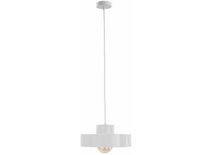 5056013668800 - Keter Lighting - 199 Iglo Dome Pendelleuchte Weiß 30cm 1x E27