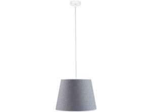 5056013668893 - Keter Lighting - 1060 Dexter Dome Pendelleuchte Grau 38cm 1x E27