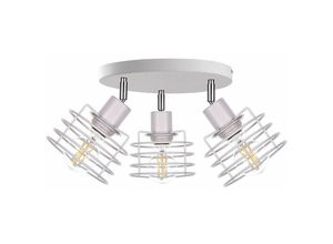 5056013670148 - Keter Lighting - 318 Op Deckenstrahler Cluster Weiß 35cm 3x E27