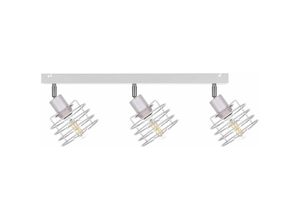 5056013670162 - Keter Lighting - 320 Viva Deckenstrahler Bar Weiß 60cm 3x E27