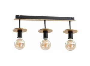 5056013670469 - Keter Lighting - 420 Saturn Deckenstrahler Stab Gold 60cm 3x E27