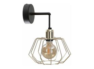 5056013672067 - Keter Lighting - 572 Laya Wandleuchte Gold 25cm 1x E27