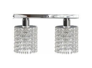 5056013673125 - Keter Lighting - 539 Diament Twin Deckenstrahler Hanging Droplets 50cm 2x E27