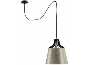 5056013673842 - 716 Ivo Dome Pendelleuchte Gold 38cm 1x E27 200cm Draht - Keter Lighting