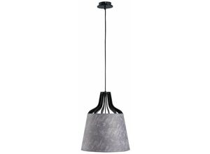 5056013673873 - Keter Lighting - 713 Ivo Dome Pendelleuchte Grau 38cm 1x E27