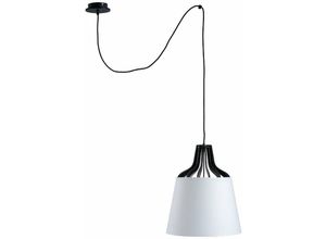 5056013673903 - Keter Lighting - 719 Ivo Dome Pendelleuchte Weiß 38cm 1x E27 200cm Kabel