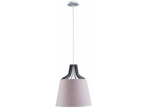 5056013673996 - 734 Lucio Dome Pendelleuchte Rosa 38cm 1x E27 - Keter Lighting