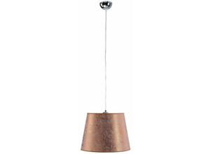 5056013674054 - Keter Lighting - 742 Luca Dome Pendel-Deckenleuchte Kupfer 38cm 1x E27