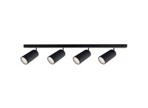 5056013674870 - Keter Lighting - 2087 Eye Deckenstrahler Bar Schwarz 60cm 4x GU10