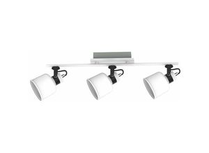 5056013675051 - Keter Lighting - 1213 Pako Deckenstrahler Bar Weiß 50cm 3x E14