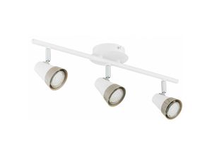 5056013675129 - Keter Lighting - 1303 Rox Deckenstrahler Bar Weiß 50cm 3x GU10