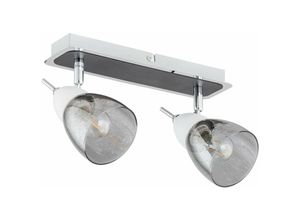 5056013675266 - Keter Lighting - 1510 Sky Twin Deckenstrahler Weiß 28cm 2x E14