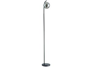 5056013675914 - Zeitgenössische Stehlampe Schwarz Glas - Spring Lighting