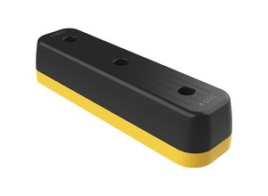 5056116776846 - A-SAFE Rammschutz-Barriere Monoplex StepGuard Polyurethan schwarz gelb LxBxH 900 x 245 x 185 mm