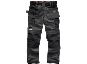 5056122009396 - Scruffs - Arbeitshose mit Holstertaschen Pro Flex anthrazit Größe 52 kurz