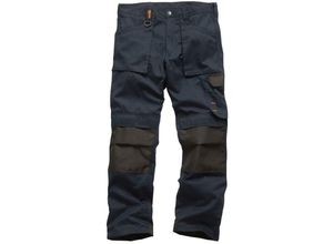5056122009877 - Scruffs - Arbeitshose Worker marineblau Größe 23 kurz