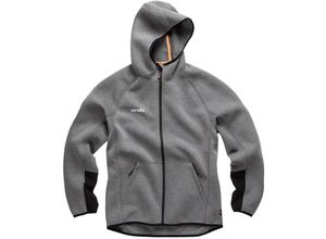5056122015380 - Scruffs - Kapuzenpullover Trade Air-Layer grau Größe xxl