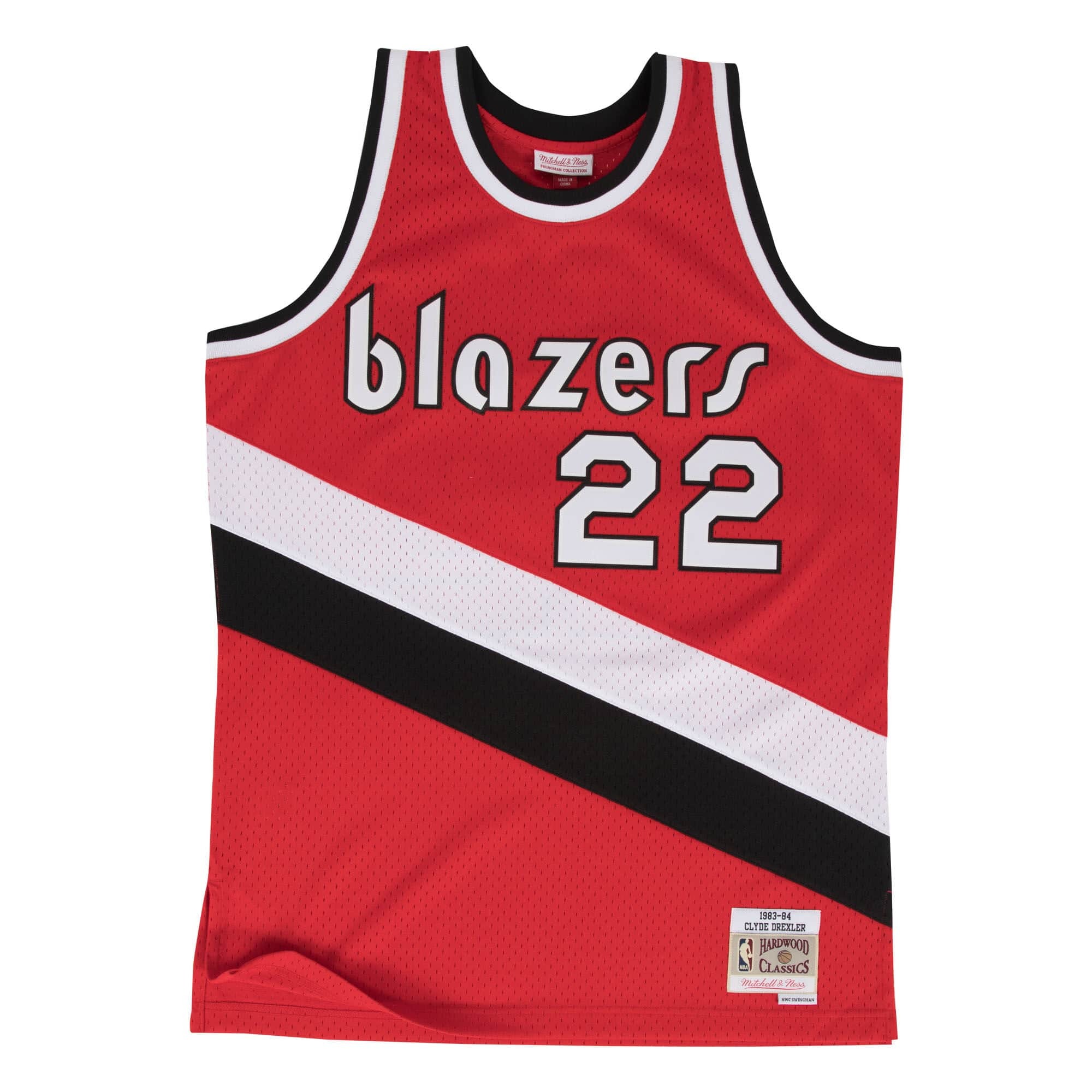 5056133949452 - Jersey Portland Trailblazers Swingman Clyde Drexler #22