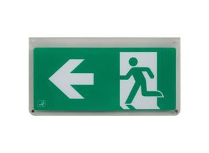 5056144207213 - Double Sided Sign Arrow Left and Right for led Portal Bulkhead Emergency Sign Harrier - Ansell