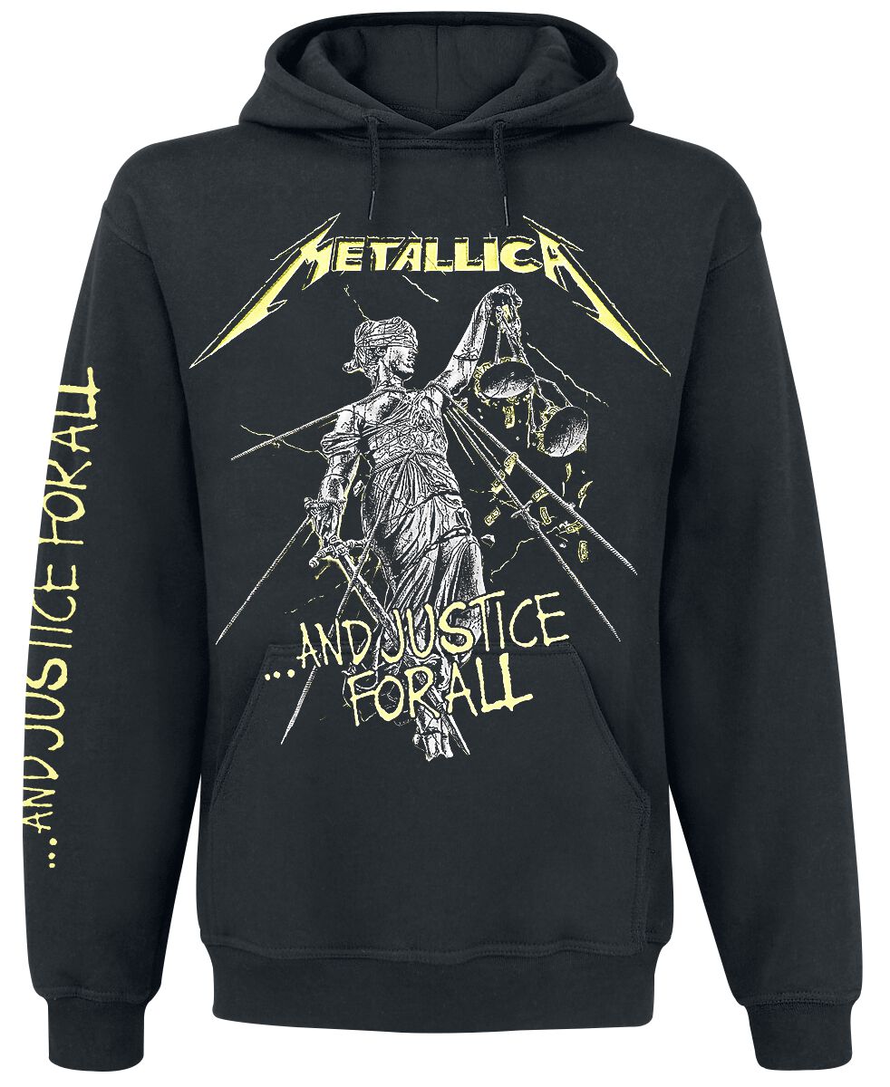 5056187700658 - Metallica And Justice For All Kapuzenpullover schwarz in L