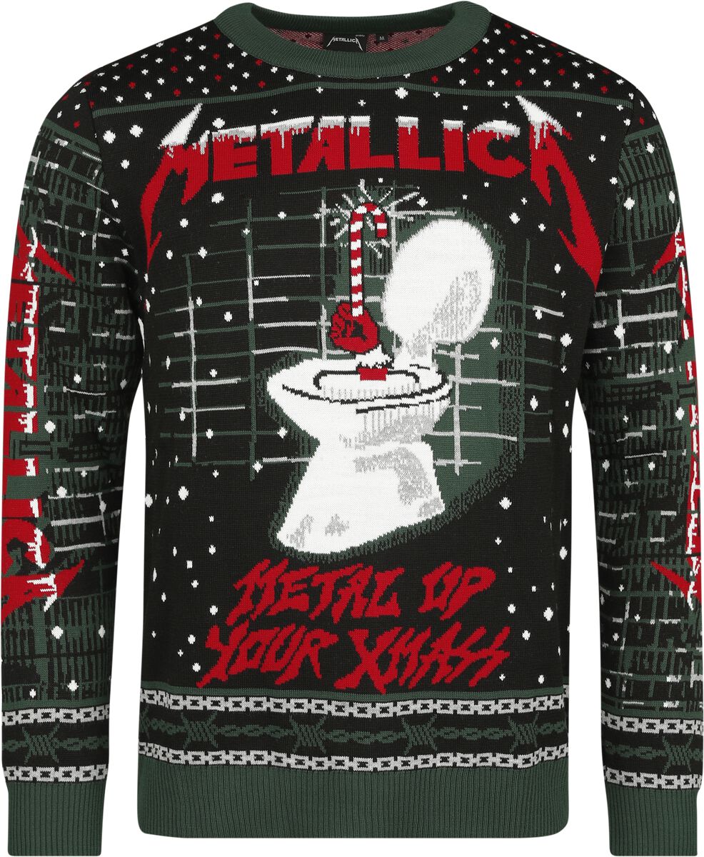 5056187762380 - Metallica Christmas 2023 (Metal Up Your Ass) Weihnachtspullover multicolor in 3XL 5056187762380 - Metallica Christmas 2023 (Metal Up Your Ass) Weihnachtspullover multicolor in 3XL