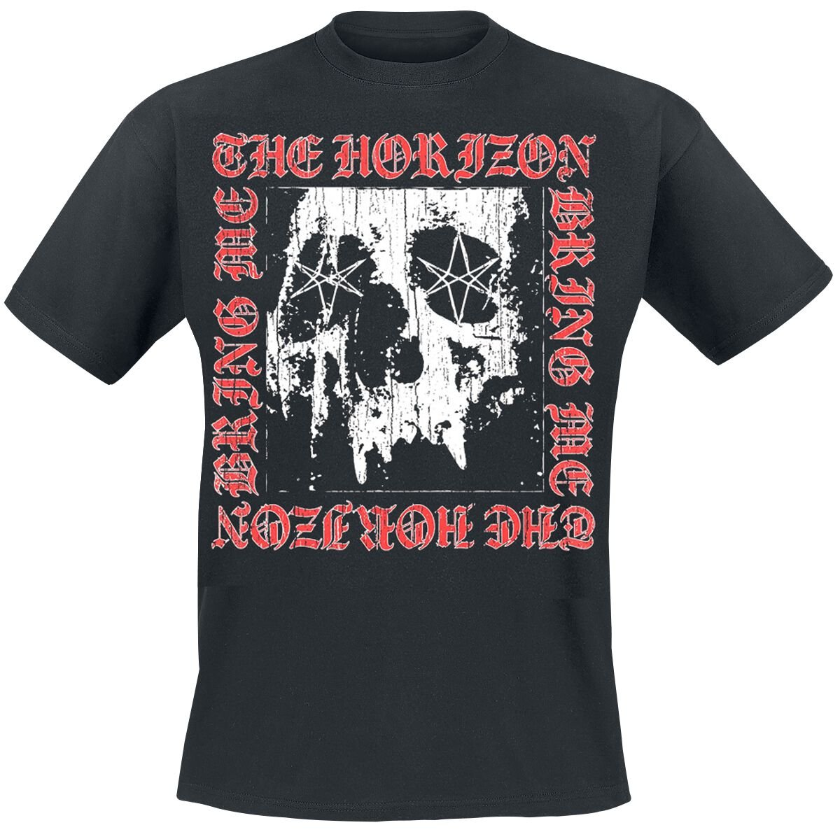 5056187763929 - Metal Logo Skull T-Shirt schwarz in S