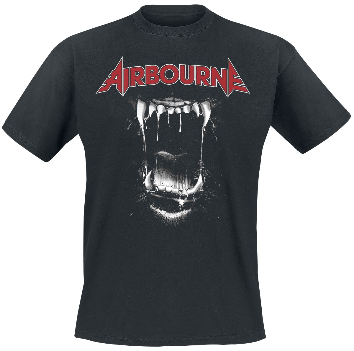 5056187768016 - Black Dog Barking Tracks T-Shirt schwarz in S 5056187768016 - Black Dog Barking Tracks T-Shirt schwarz in S