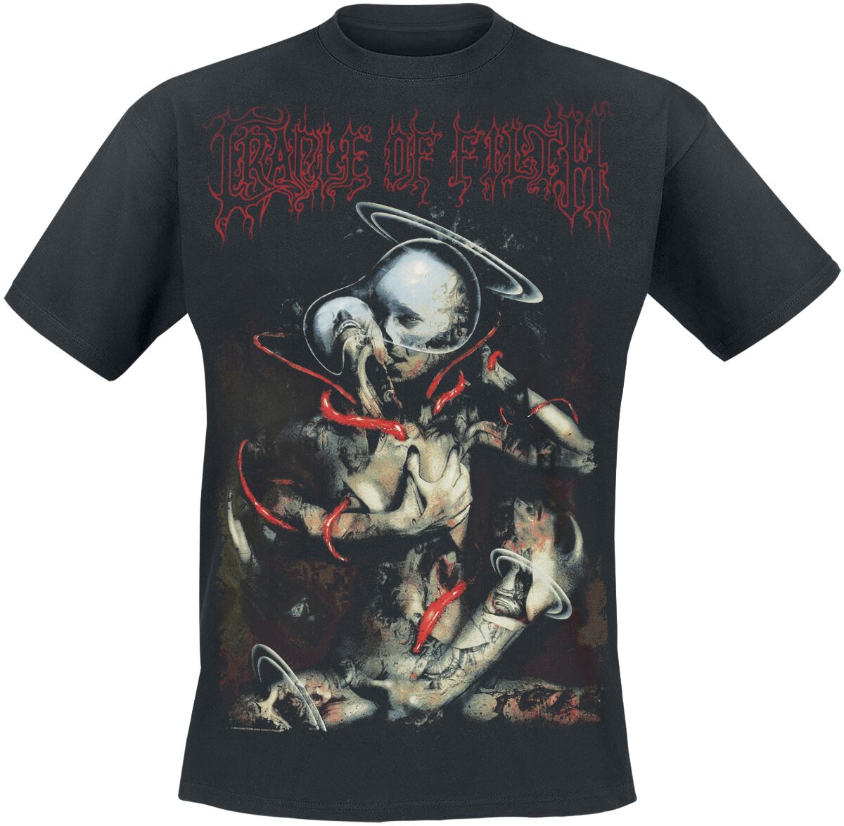 5056187774024 - We Wish To Live Deliciously T-Shirt schwarz in M 5056187774024 - We Wish To Live Deliciously T-Shirt schwarz in M