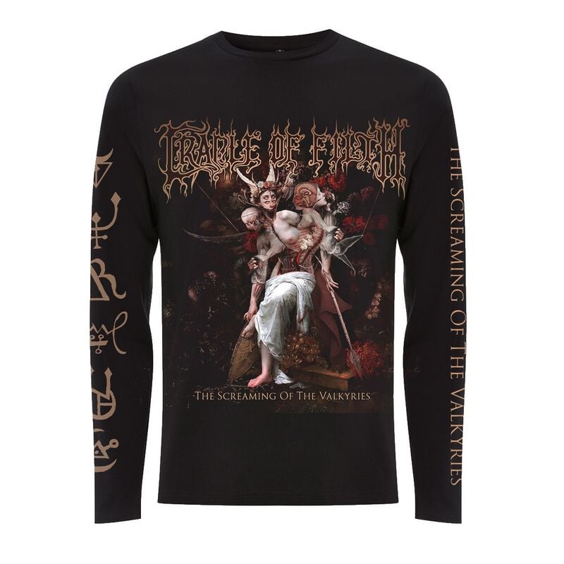 5056187774109 - The screaming of the valkyries Langarmshirt schwarz in XXL