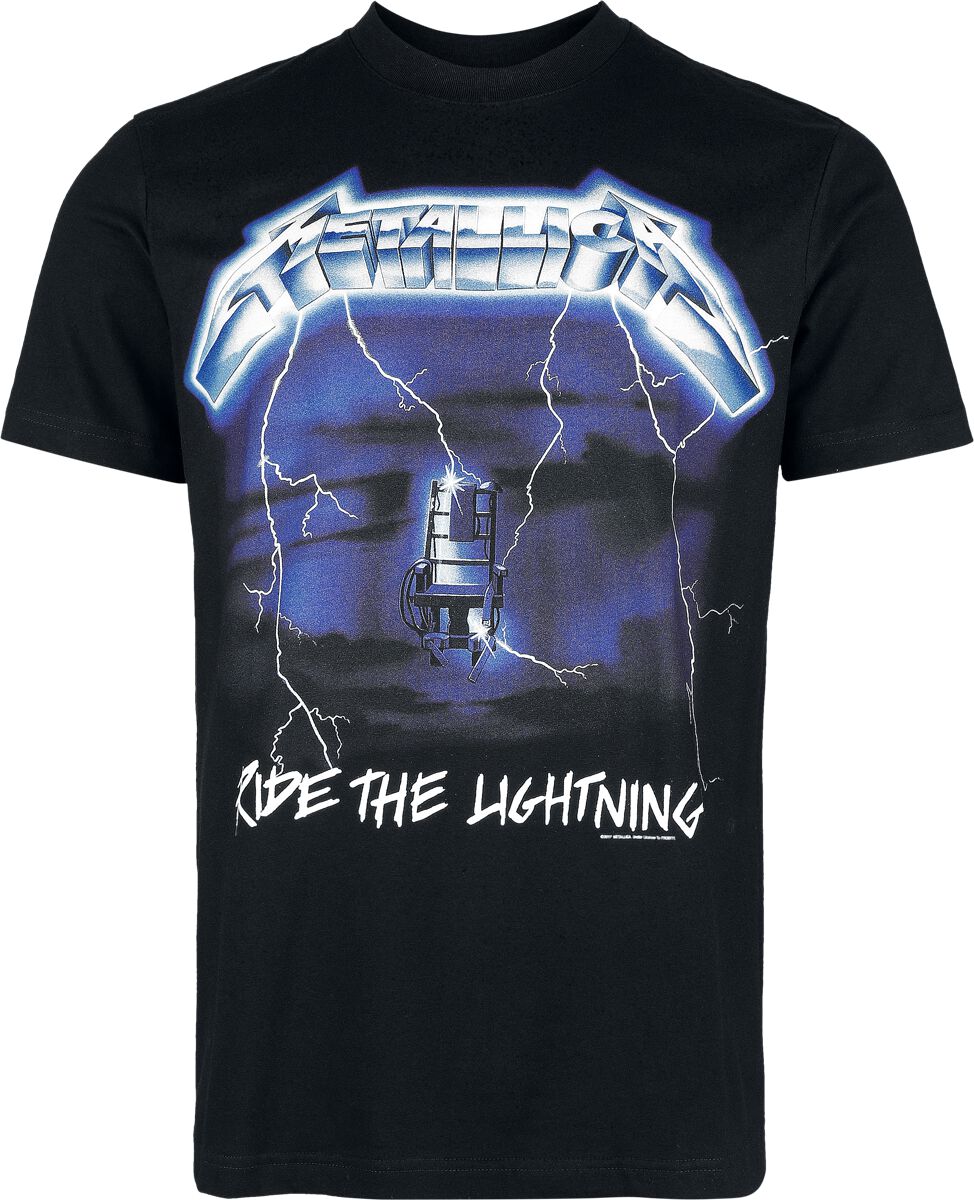 5056187774260 - Metallica Ride The Lightning - Heavyweight T-Shirt schwarz in XL