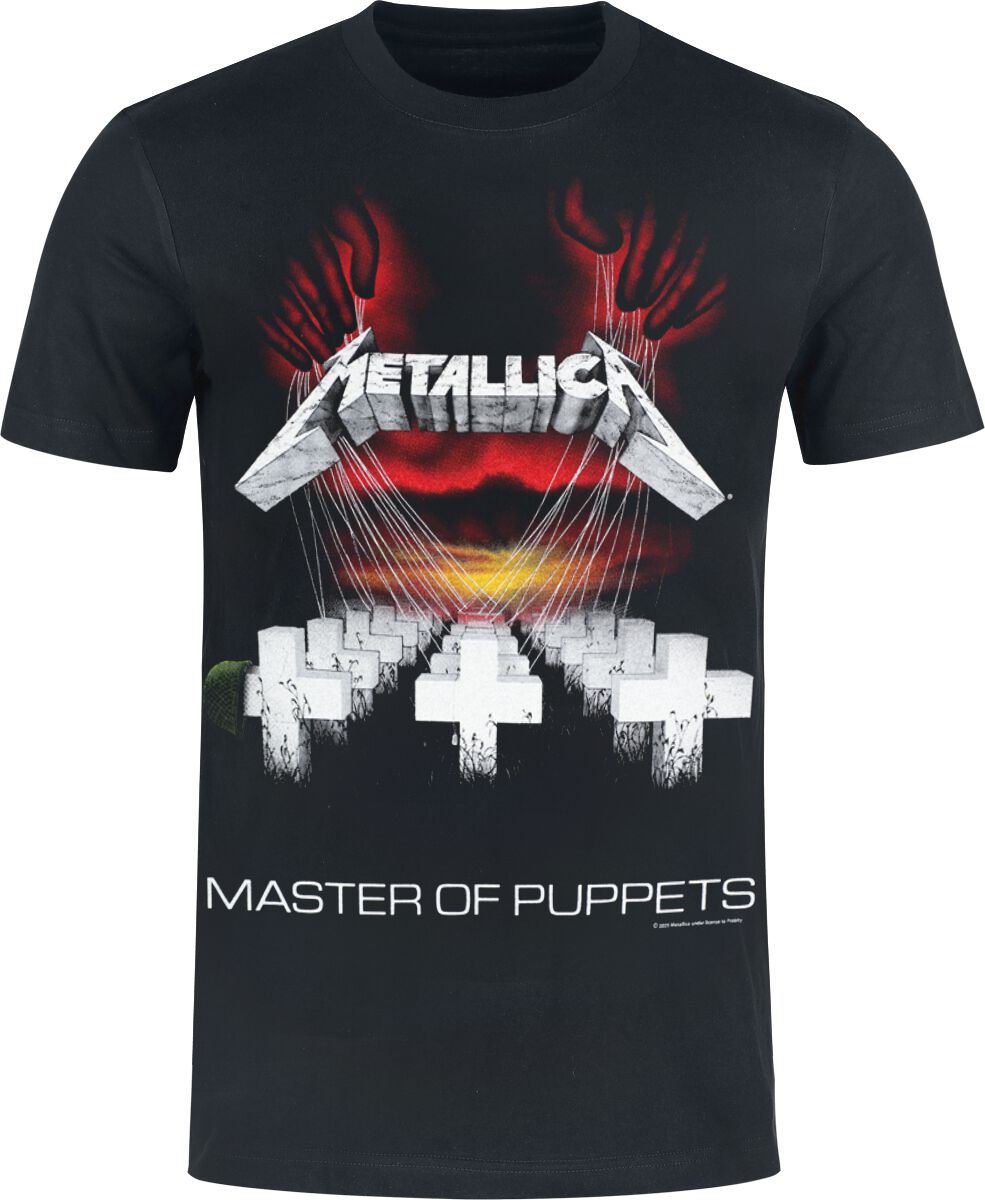 5056187774314 - Metallica Master Of Puppets - Heavyweight T-Shirt schwarz in XL