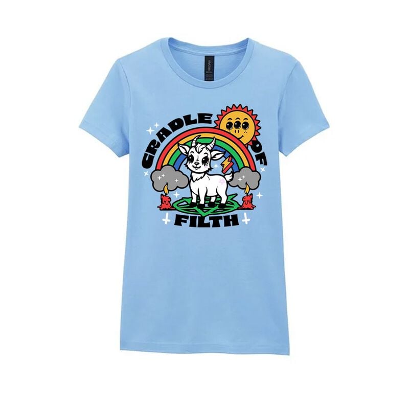 5056187775915 - Cradle Of Fun Girlie T-Shirt blau in L