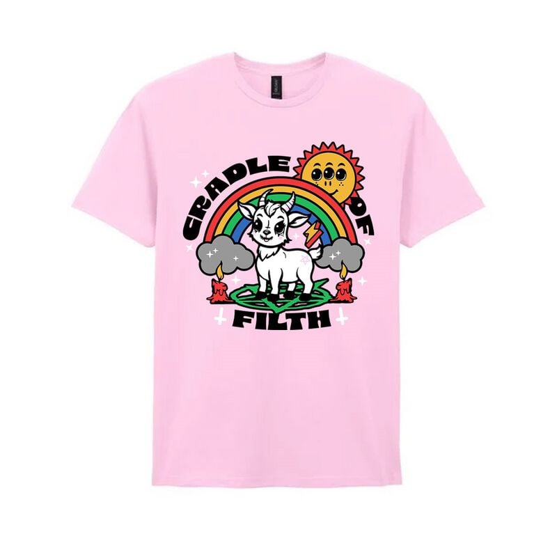 5056187775960 - Cradle Of Fun T-Shirt rosa in XXL