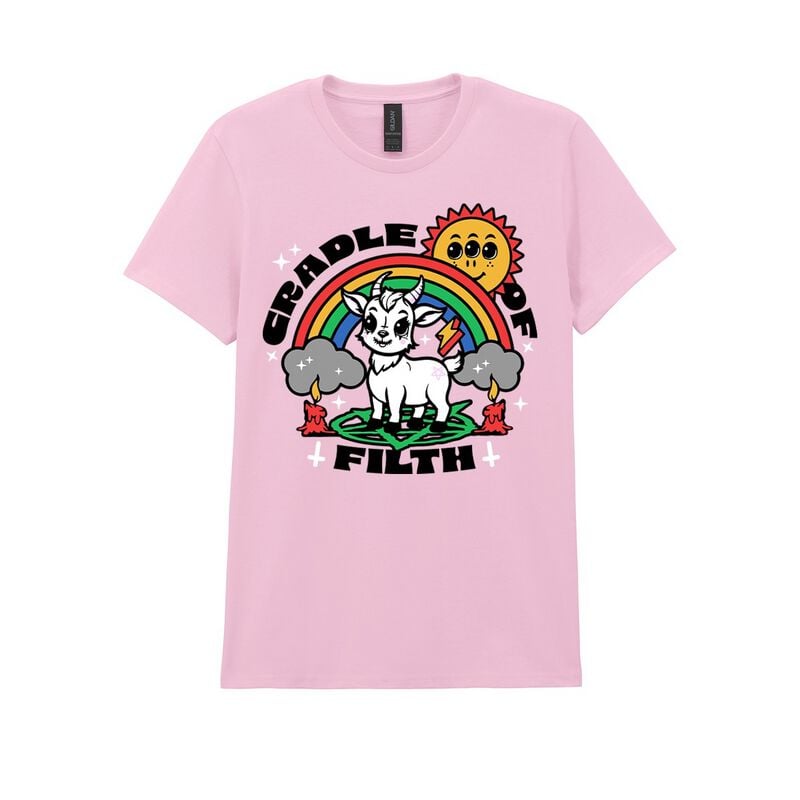 5056187776004 - Cradle Of Fun T-Shirt rosa in M