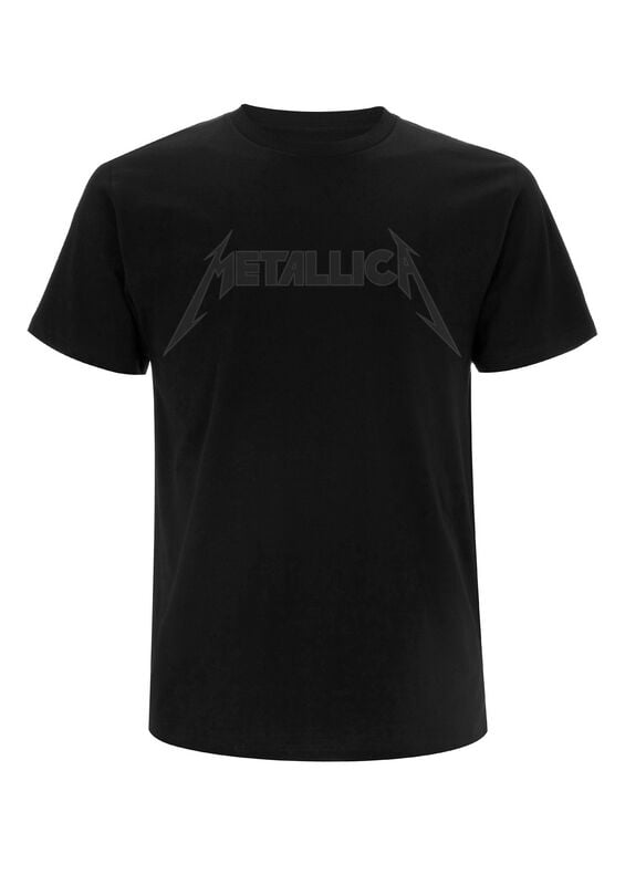 5056187776257 - Metallica Black On Black Classic Logo T-Shirt schwarz in S