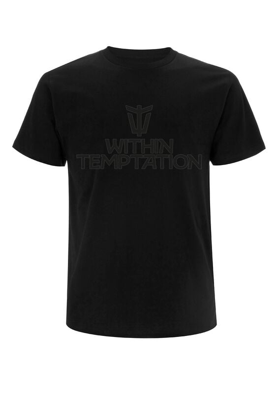 5056187776486 - Black On Black Logo T-Shirt schwarz in L