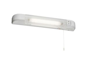 5056270808087 - Lampe Rasoir led avec Double Chargeur usb - Blanc 230V IP20 6W - Knightsbridge