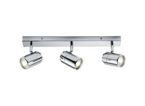 5056270826593 - Spot GU10 Triple Barre - Chrome 230V IP44 20W - Knightsbridge