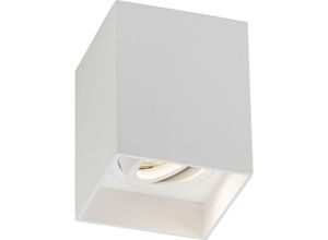 5056270837995 - Knightsbridge - Oran Surface Tilt Square Downlight Weiß - ORA1TSW