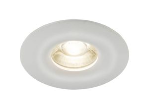 5056270872774 - Knightsbridge - Odina Single Fixed Round Downlight Weiß – ODA1FRW