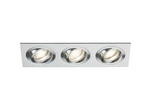 5056270872927 - Knightsbridge - Ambar Tri Tilt Square Downlight gebürstetes Chrom – AMA3TSBC